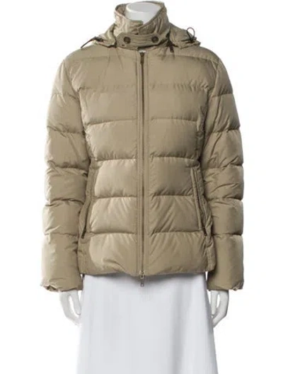 Pre-owned Burberry Down Jacket In Neutral