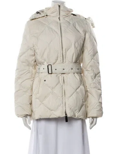 Pre-owned Burberry Down Jacket In Neutral