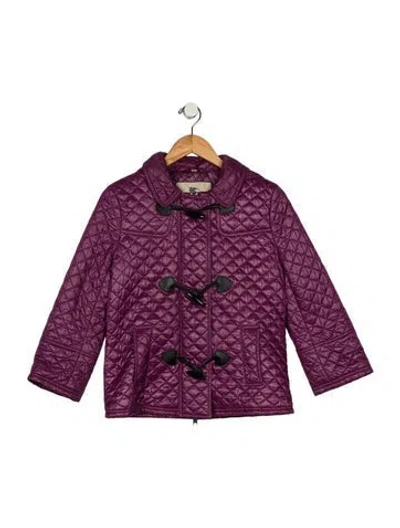 Pre-owned Burberry Down Jacket In Purple