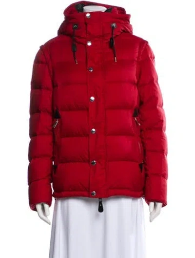 Pre-owned Burberry Down Jacket In Red