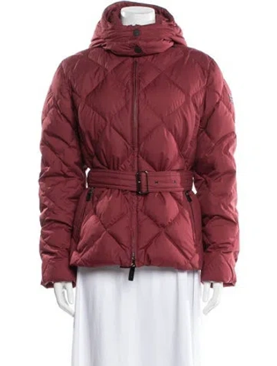Pre-owned Burberry Down Jacket In Red