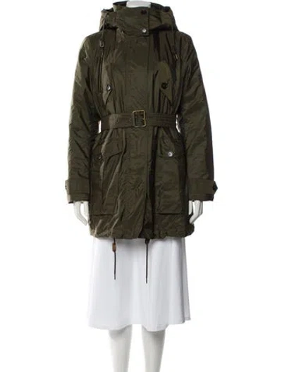 Pre-owned Burberry Down Jacket W/ Tags In Green