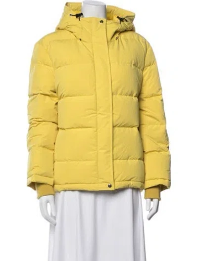 Pre-owned Burberry Down Jacket In Yellow