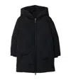 Burberry Kids Down-filled Ekd Puffer Jacket (3-14 Years) In Black