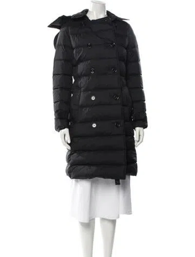 Pre-owned Burberry Down Parka In Blue