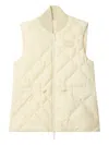 Burberry Devonside Quilted Vest In Multi