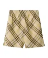 Burberry Drawstring Casual Shorts In Nude