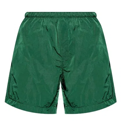 Burberry Drawstring Elasticated Waistband Swim Shorts In Green