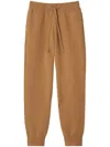 Burberry Drawstring-fastening Track Pants In Brown