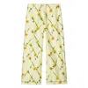 Burberry Dandelion-print Silk-satin Trousers