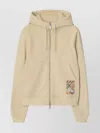 Burberry Drawstring Hood Jersey Texture Hoodie