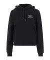 Burberry Drawstring Hooded Sweatshirt In Blue