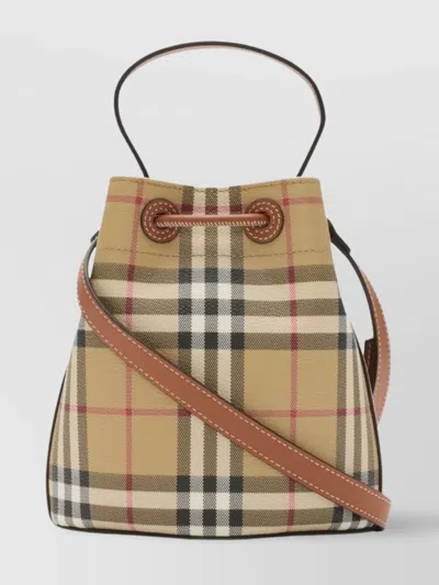 Burberry Drawstring Mini Bucket Bag