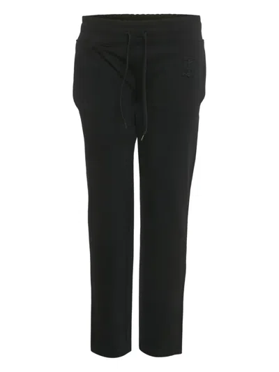 Pre-owned Burberry Drawstring-waist Trousers In Black