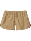 Burberry Cotton Shorts Drawstring Waistband In Beige
