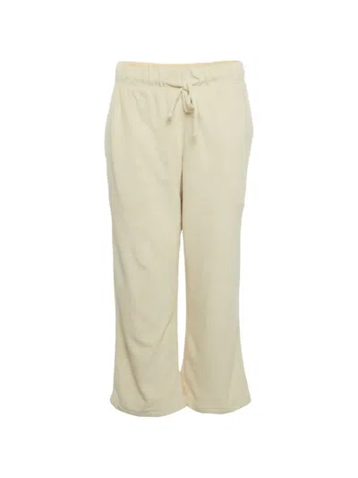 Pre-owned Burberry Drawstring Wide-leg Trousers In Neutral