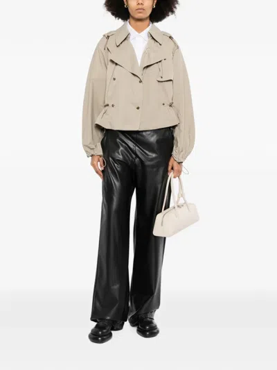 Burberry Drawstring-waist Jacket In Neutral