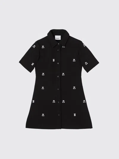 BURBERRY DRESS BURBERRY KIDS COLOR BLACK,H77227002