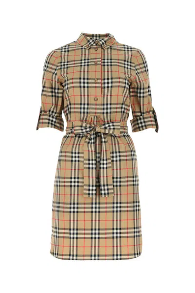 Burberry Dress In Checked