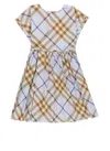 Burberry Slate Blue Ip Check Anorra Check-print Cotton-poplin 6-14 Y In Light Blue