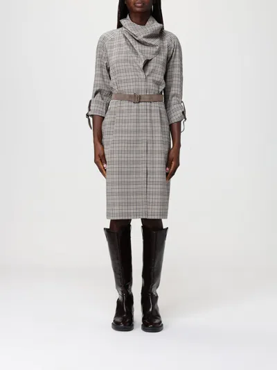 Burberry Dress Woman  In Gray