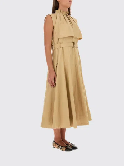 Burberry Dress Woman Color Beige