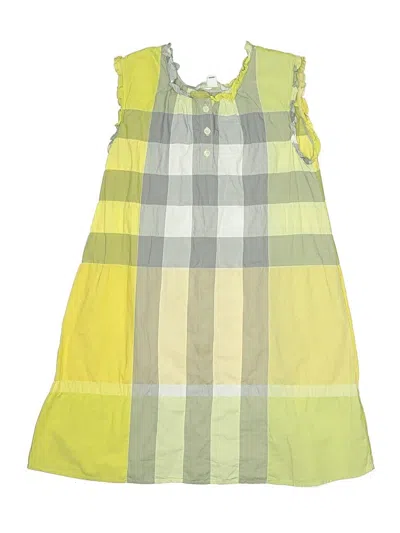Pre-owned Burberry Kids' Dress In Yellow