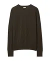 Burberry Drop-shoulder Wool Jumper In Black