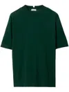 Burberry Wool T-shirt In Green