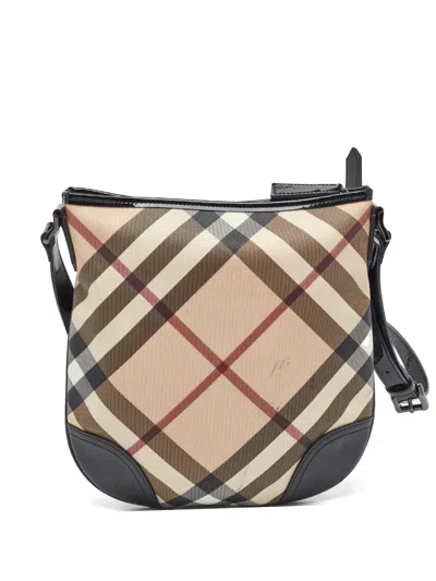 Pre-owned Burberry Dryden Check-patterned Cross Body Bag