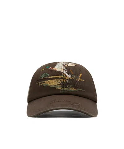 BURBERRY BURBERRY DUCK GABARDINE BASEBALL CAP