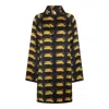 Burberry Duck Print Silk Minidress