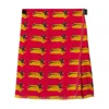 Burberry Duck Print Wool Kilt
