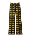 Burberry Duck-print Wool Trousers In Black