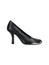 Burberry Pointed Toe Stiletto Metal Detail In Black  