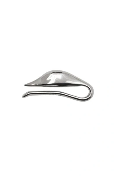 Burberry Duck Tie Bar In Metallic