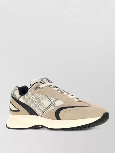 Burberry Eclipse Sneakers Mesh Panels Suede Overlays In Brown