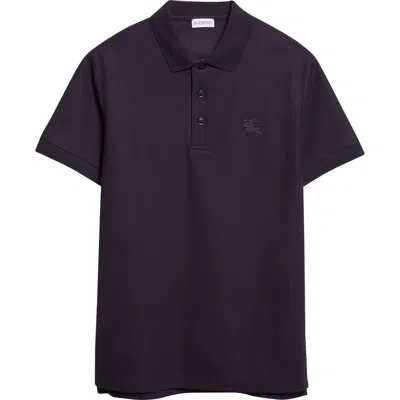 BURBERRY BURBERRY EDDIE EKD EMBROIDERED COTTON PIQUÉ POLO