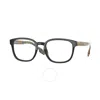Burberry Edison Demo Square Men's Eyeglasses Be2344 3952 53