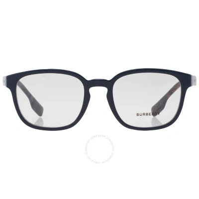 Burberry Edison Demo Square Men's Eyeglasses Be2344 4076 53 In Dark
