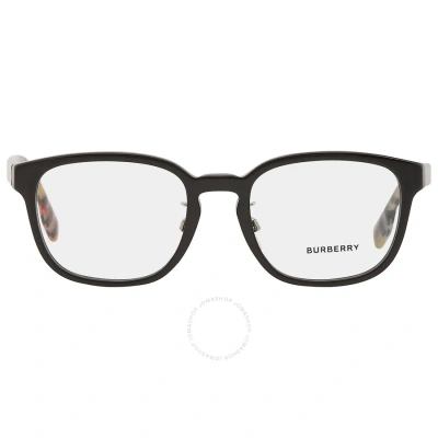 Burberry Edison Demo Square Men's Eyeglasses Be2344f 3952 53 In Black
