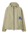 Burberry Ekd Printed Hooded Jacket In Nude