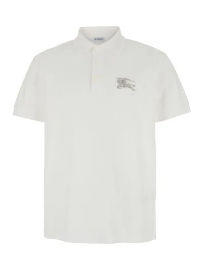 Burberry Edk Polo In White