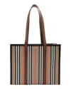 Burberry E-icon Stripe Tote (authentic Pre-loved) In Multi