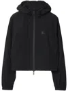 Burberry Ekd-badge Hoodie In 黑色