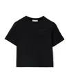 Burberry Ekd Cotton T-shirt In Black