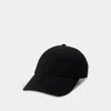 Burberry Ekd Applique Cap -  - Synthetic - Black In Black