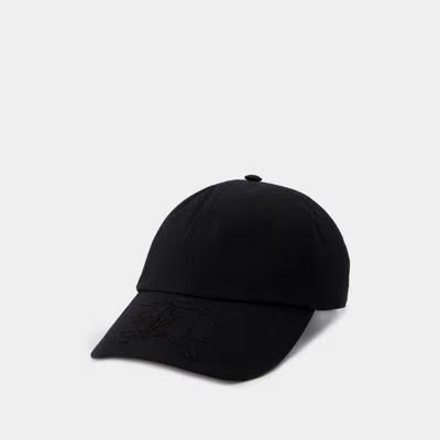 Burberry Ekd Applique Cap -  - Synthetic - Black