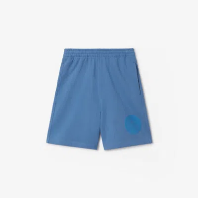 BURBERRY BURBERRY EKD BADGE COTTON SHORTS