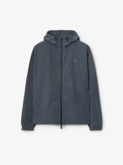 Burberry Ekd Badge Nylon Jacket In Magnet